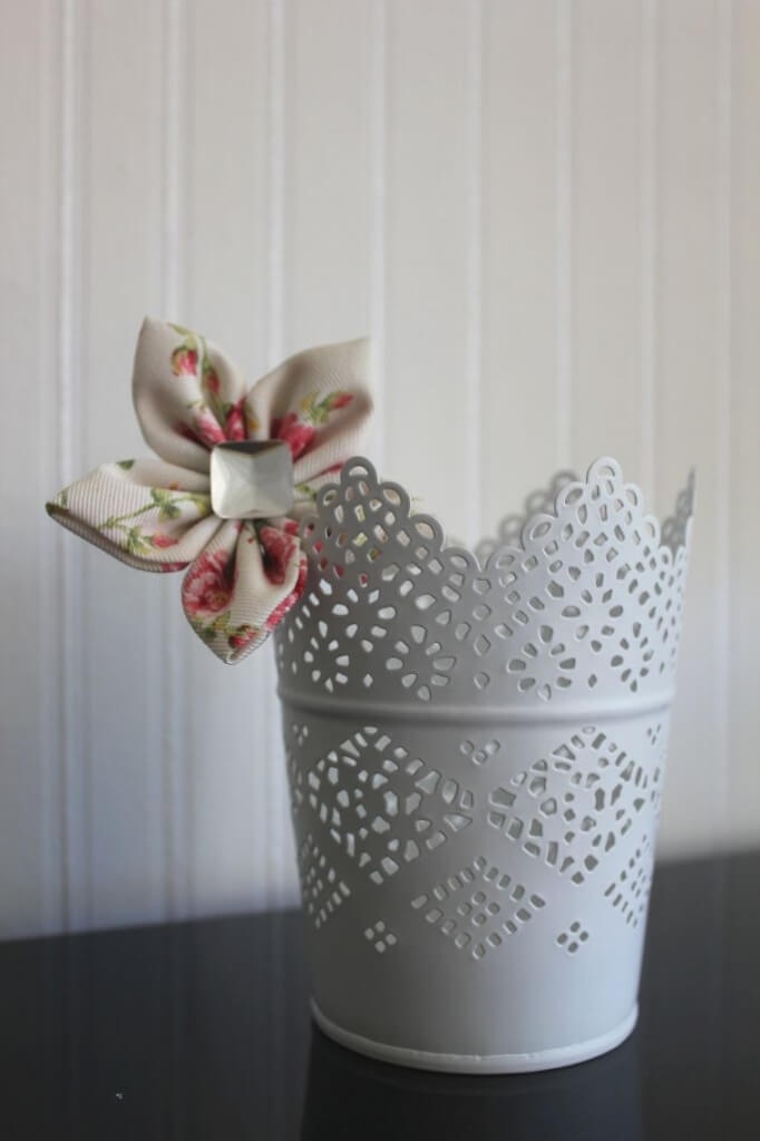 Kanzashi | Blumen nähen | Nähanleitung für Kanzashi-Blumen | Kreativblog myneedleworks