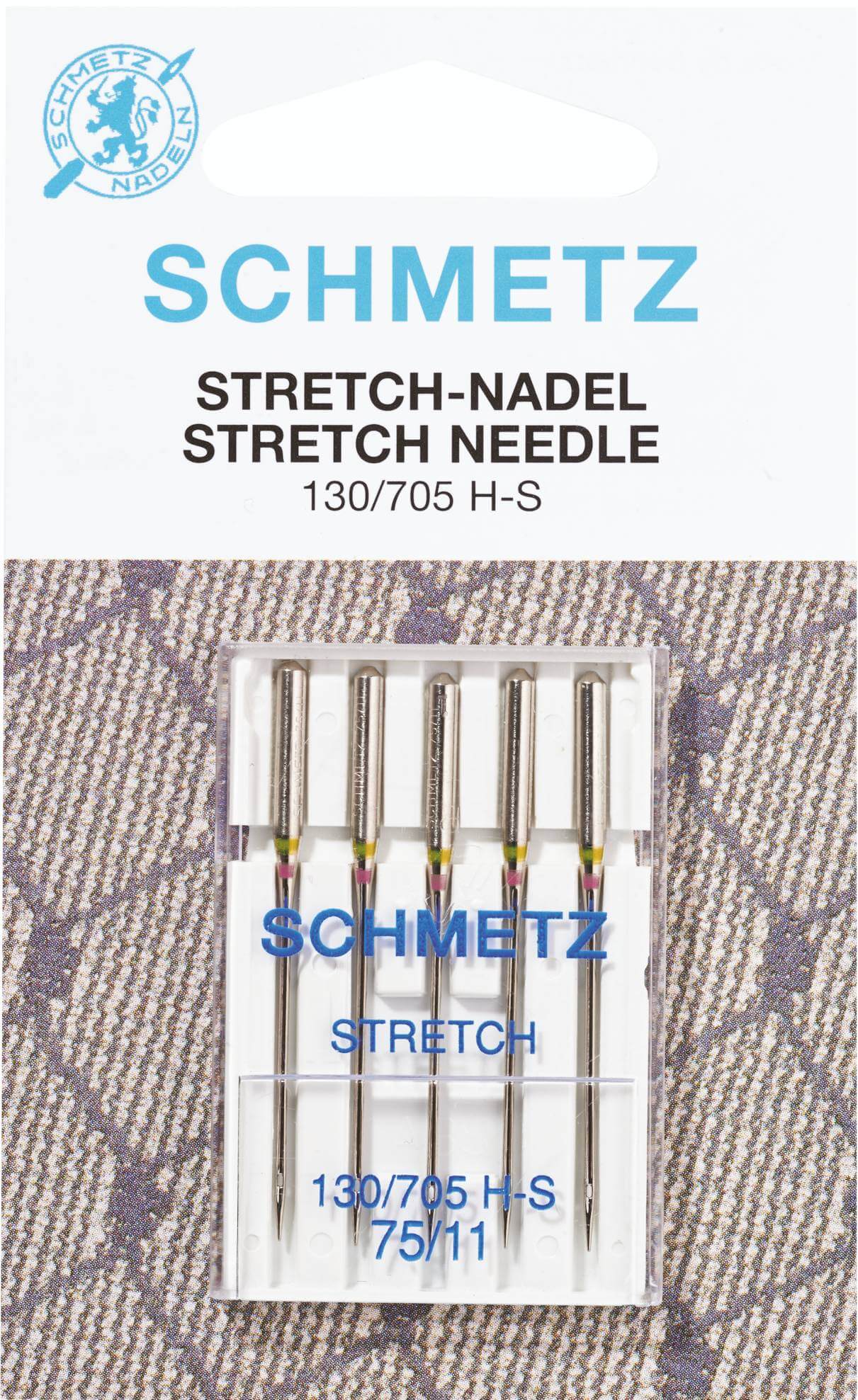 5 SCHMETZ Nähmaschinen Nadeln Öhrschlitznadeln 705 HDK 80/12 