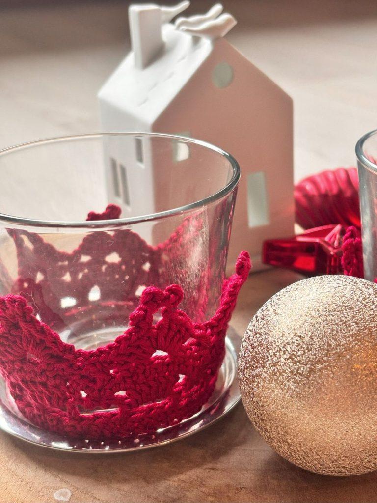 Weihnachtliche Teelichtdeko häkeln | Häkelanleitung | erhältlich bei ravelry und CrazyPatterns | Kreativblog mynnedleworks