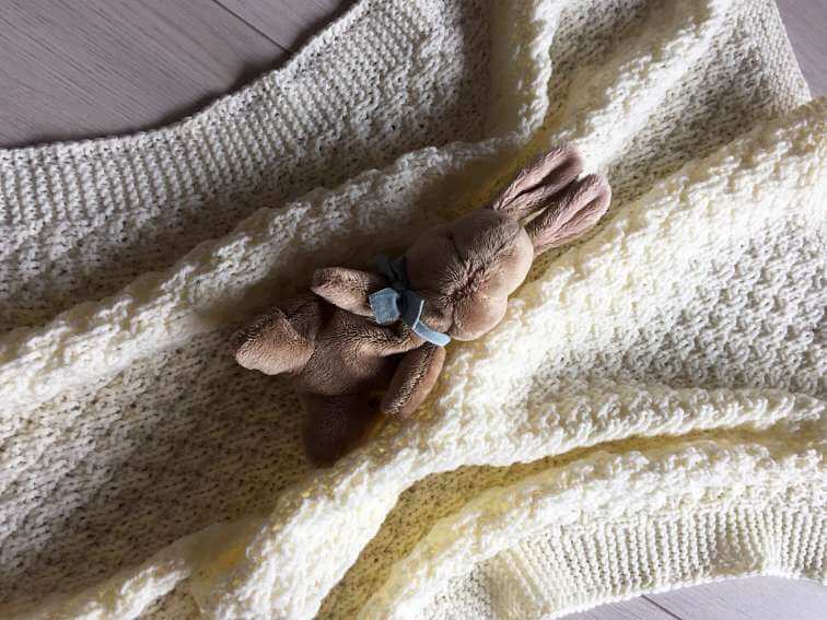 Babydecke stricken | kostenlose Anleitung | Decke SleepWell | von myneedleworks