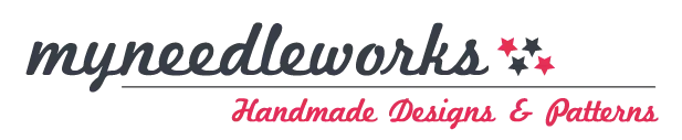 Logo myneedleworks | Kreativblog für DIY-Anleitungen rund ums Nähen, Häkeln, Stricken und Sticken