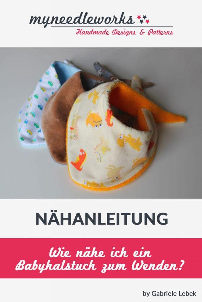 Babyhalstuch nähen | Nähanleitung | Kreativblog myneedleworks | erhältlich bei makerist und CrazyPatterns | Pinterest
