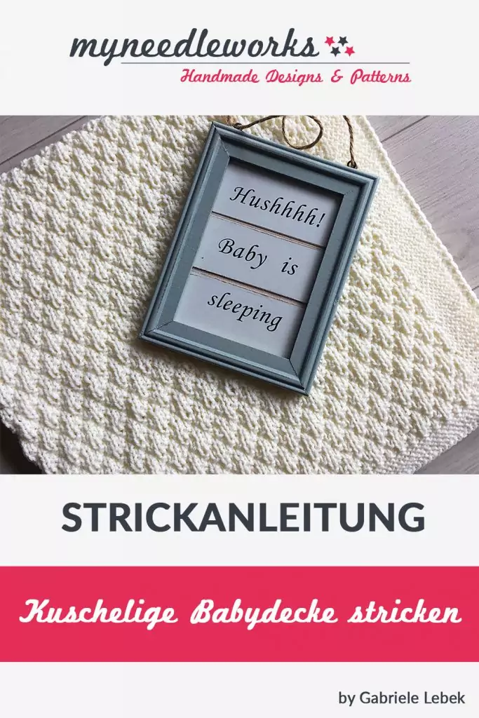 Babydecke stricken | kostenfreie Strickanleitung | Pin auf Pinterest