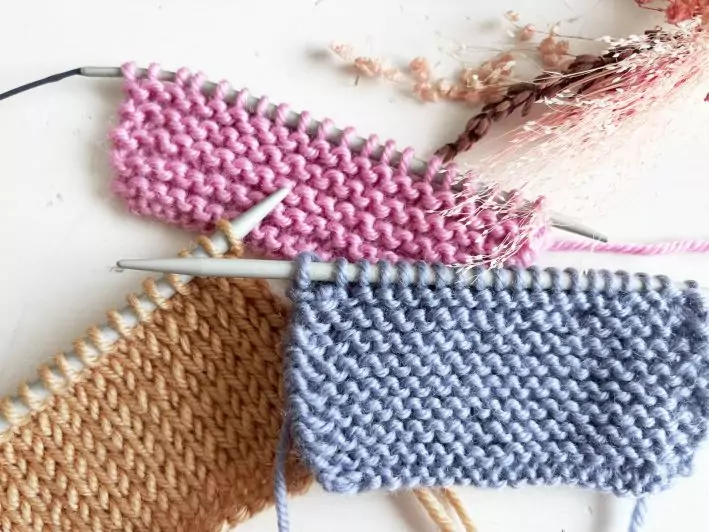 Stricken lernen: rechte und linke Maschen stricken | Kreativblog myneedleworks