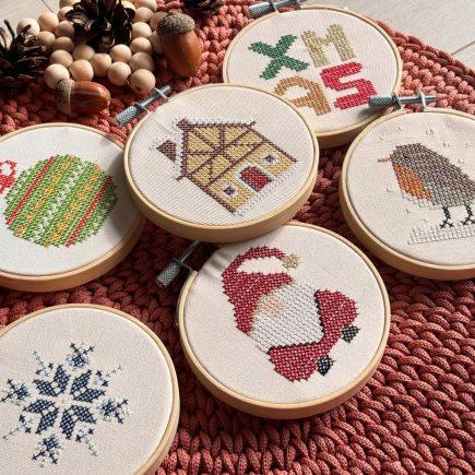 Sticken für Weihnachten | Stickdatei und Stickvorlage | Kreativblog myneedleworks