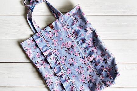 Stoffbeutel nähen mit Rüschen | Nähanelitung | Kreativblog myneedleworks | erhältlich bei CrazyPatterns