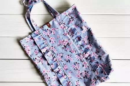 Stoffbeutel nähen mit Rüschen | Nähanelitung | Kreativblog myneedleworks | erhältlich bei CrazyPatterns