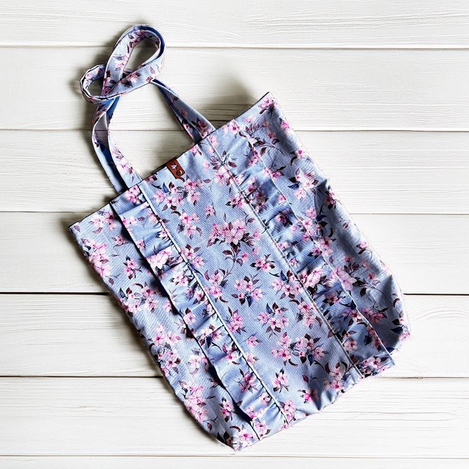 Stoffbeutel nähen mit Rüschen | Nähanelitung | Kreativblog myneedleworks | erhältlich bei CrazyPatterns