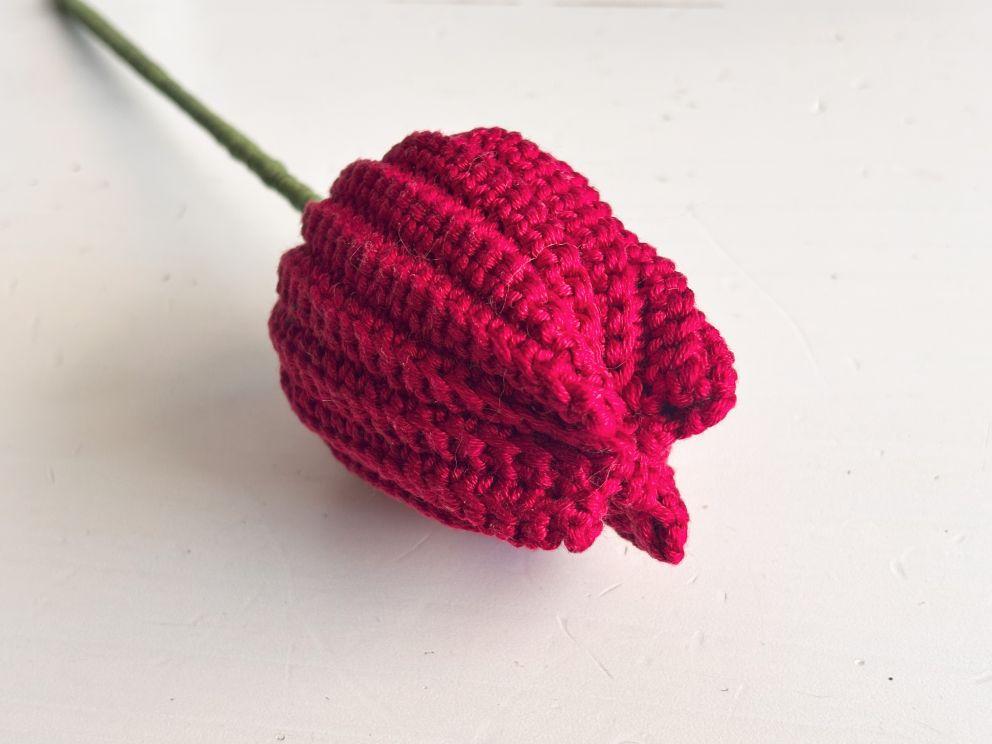 Tulpen häkeln | kostenfreie Häkelanleitung | Kreativblog myneedleworks