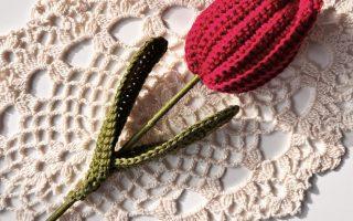 Tulpen häkeln | kostenfreie Häkelanleitung | Kreativblog myneedleworks
