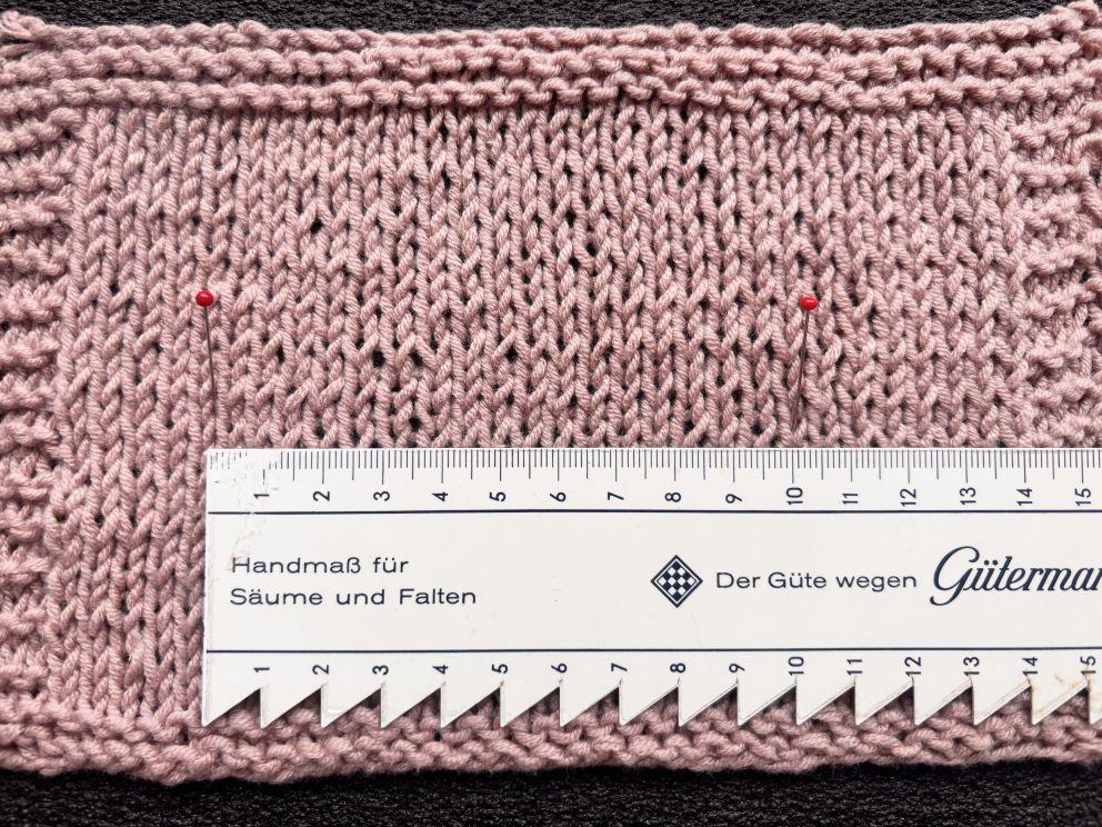 Maschenprobe stricken | Blgbeitrag | Kreativblog myneedleworks