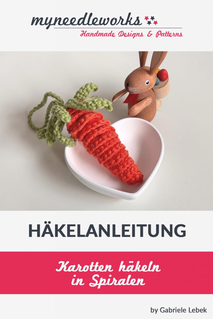 Karotten häkeln | kostenfreie Häkelanleitung | Kreativblog myneedleworks | Pinterest